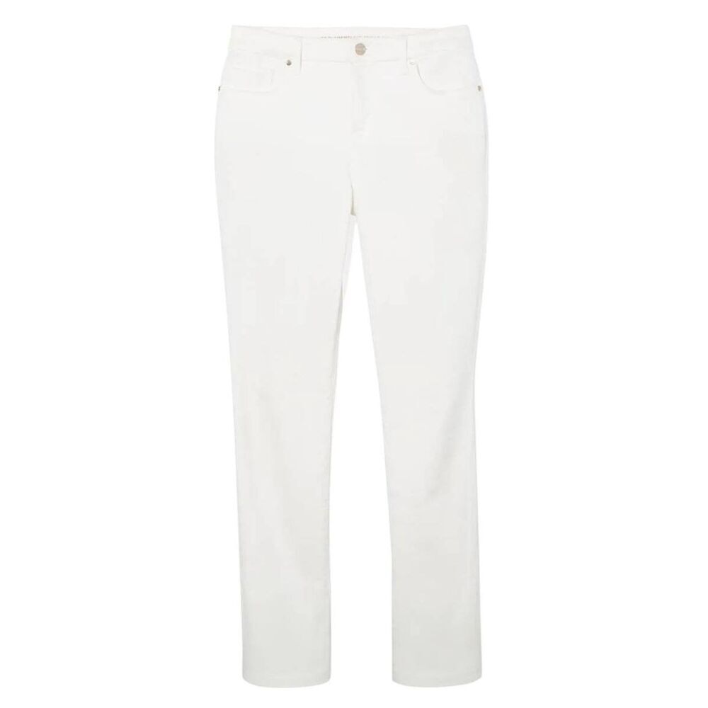 Chico's So Lifting So Slimming White Straight Leg Jeans